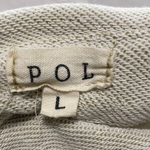 POL Distressed Shirt Jacket-Sz L